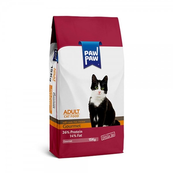 PAW PAW GURME KEDİ MAMASI 15 KG