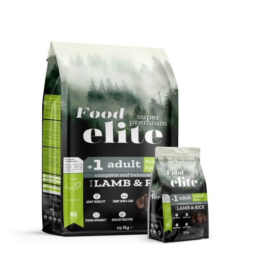 Food Elite Premium Plus  Kuzu Etli Köpek Maması 15 kg 